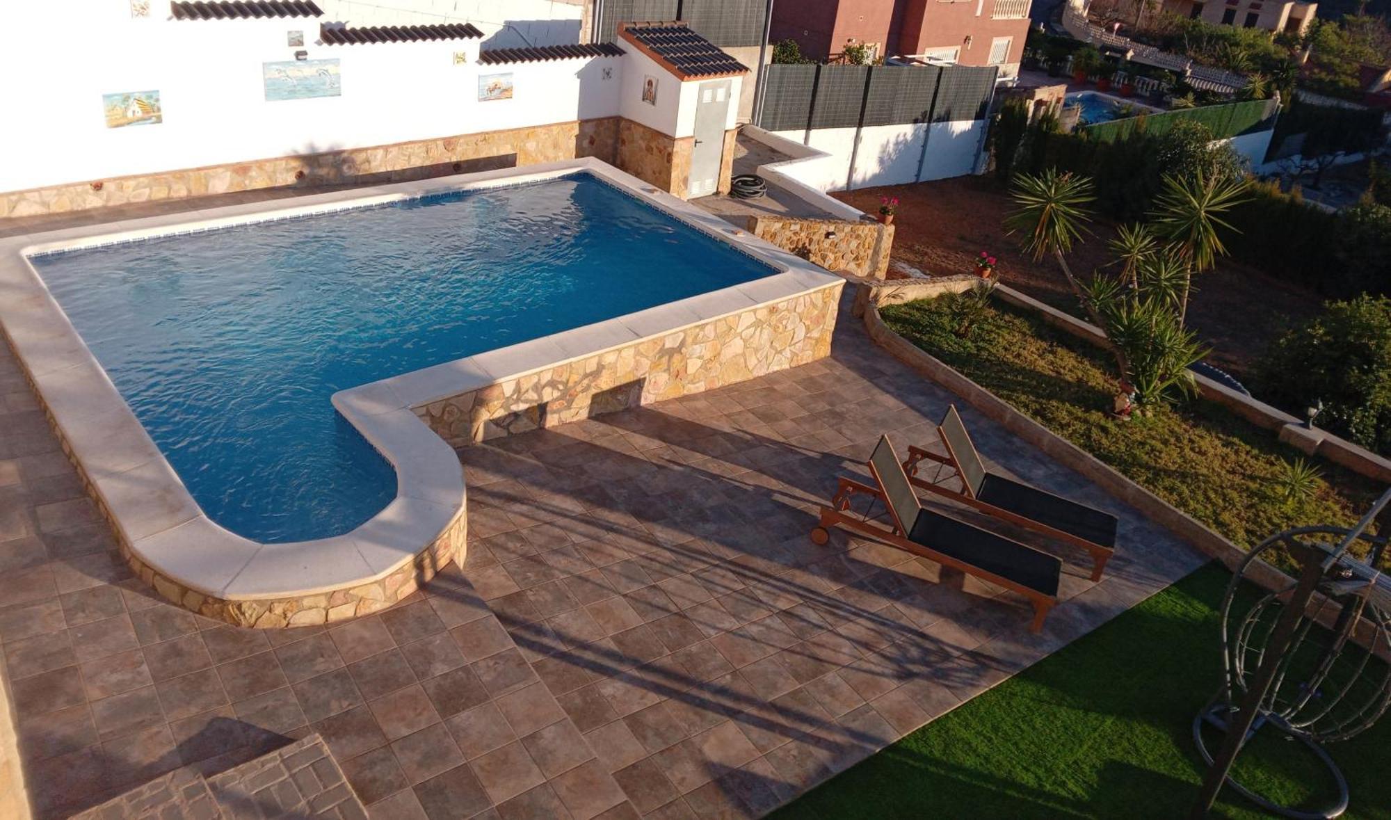 הוילה Turís Buen Estar, Piscina, Barbacoa, Jacuzzi En Valencia חדר תמונה