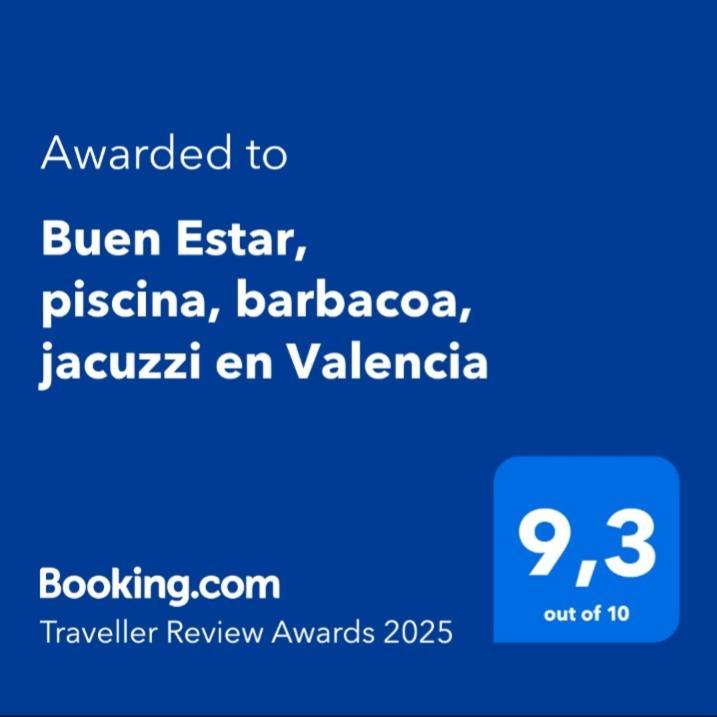 הוילה Turís Buen Estar, Piscina, Barbacoa, Jacuzzi En Valencia מראה חיצוני תמונה